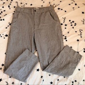 Hollister Stretchy High-Waisted Pinstripe Pants